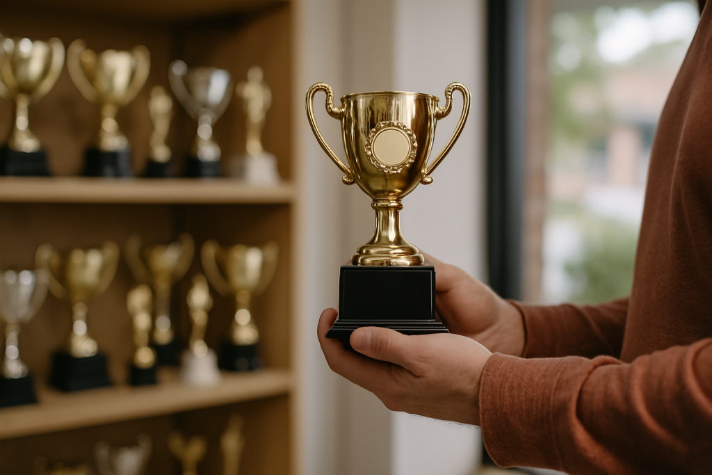 Where to find awards trophies with customizable logos in Australia?