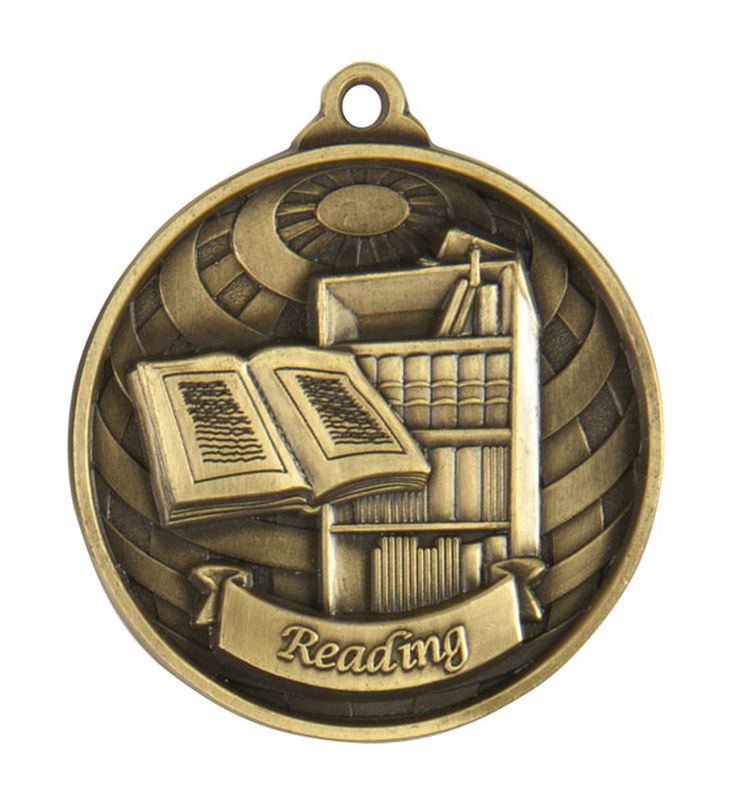 Celebrate Reading Achievements with Medals in Academic School Education