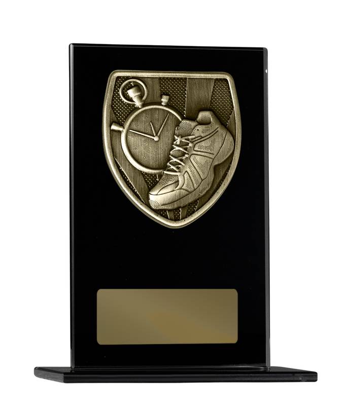 Black Glass Athletics Glass Award 200mm