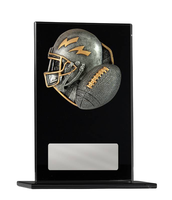 Black Glass Gridiron Glass Award 200mm