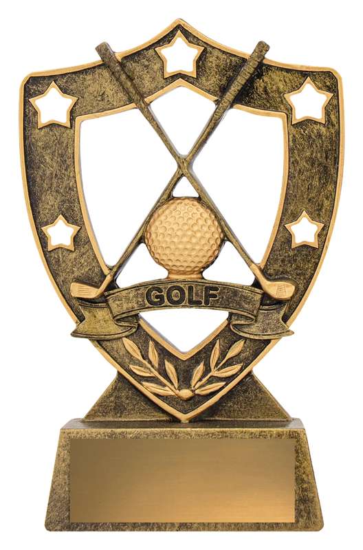 Celebrate Every Swing with Our Awards Trophies Golf Shields