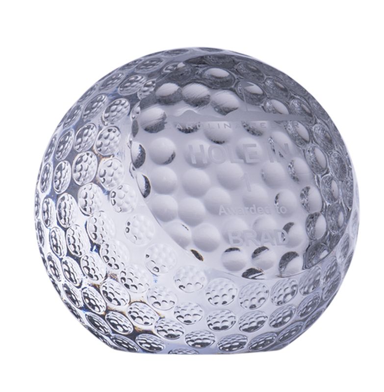 Crystal Golf Ball Crystal Award 100mm