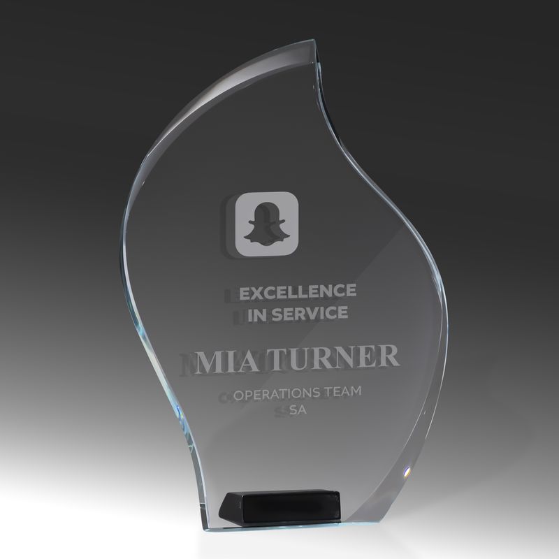 Elegant Corporate Glass Awards: Glass Jade