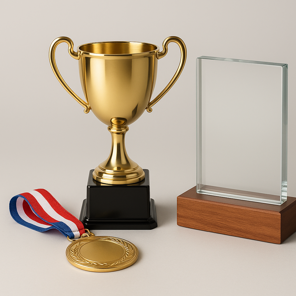 Celebrate Your Competitiveness with Classic Achievement Trophies